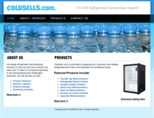 Tablet Screenshot of coldsells.com